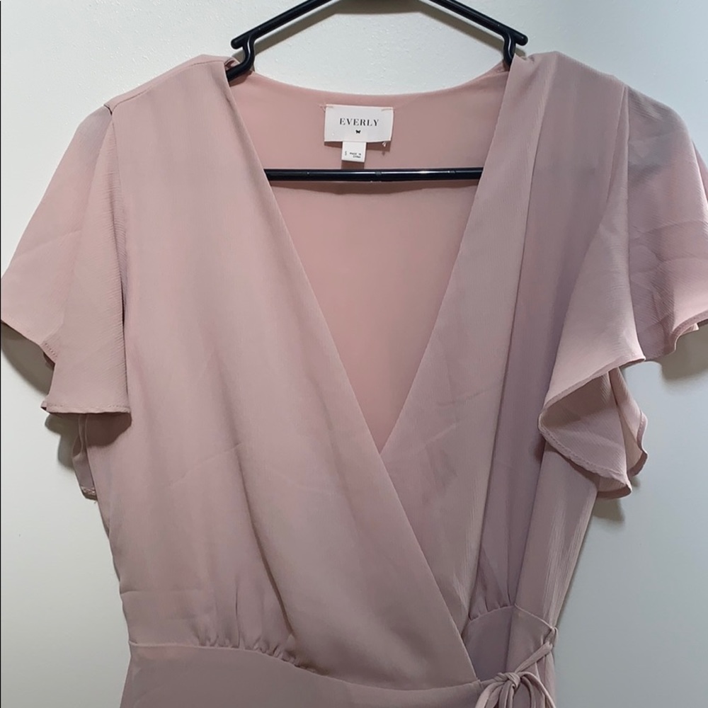 Blush Everly Wrap Dress